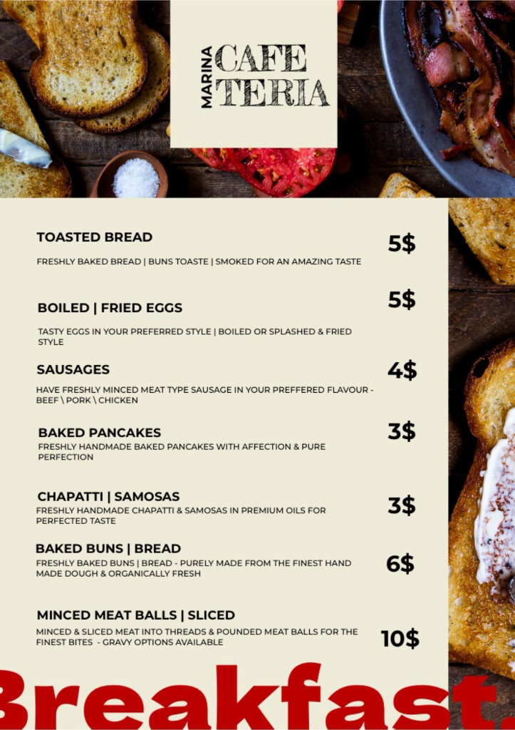 Breakfast Specials